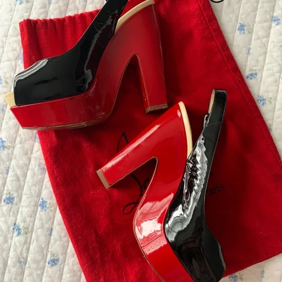 Christian Louboutin slingback heel - Picture 13 of 13